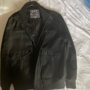 Men winter bomber peacoat, used twice but look new